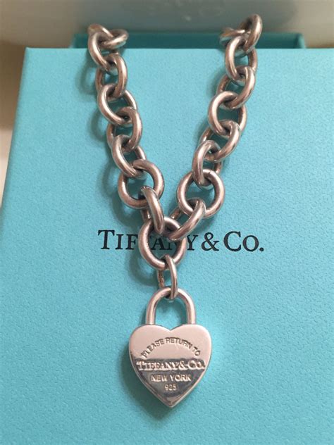 tiffany chunky heart necklace